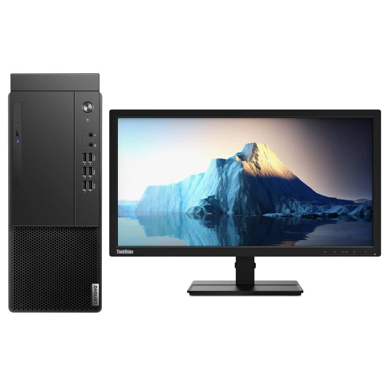 联想/LENOVO 启天M43K-B016+ThinkVision TE22-14（21.45英寸） 台式计算机