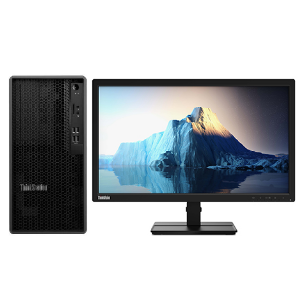 联想/LENOVO ThinkStation K-C1+ThinkVision TE22-14（21.45英寸） 图形工作站