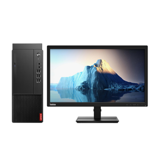 联想/LENOVO 启天M45R-A051+ThinkVision H21215FD0（21.45英寸） 主机+显示器/台式计算机